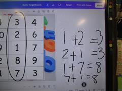 Numbers Target Board