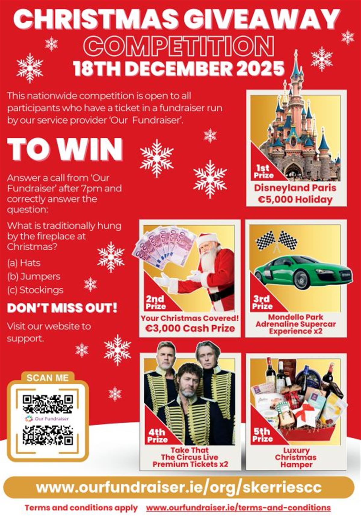 Christmas Giveaway Competition – our best ever prizes!