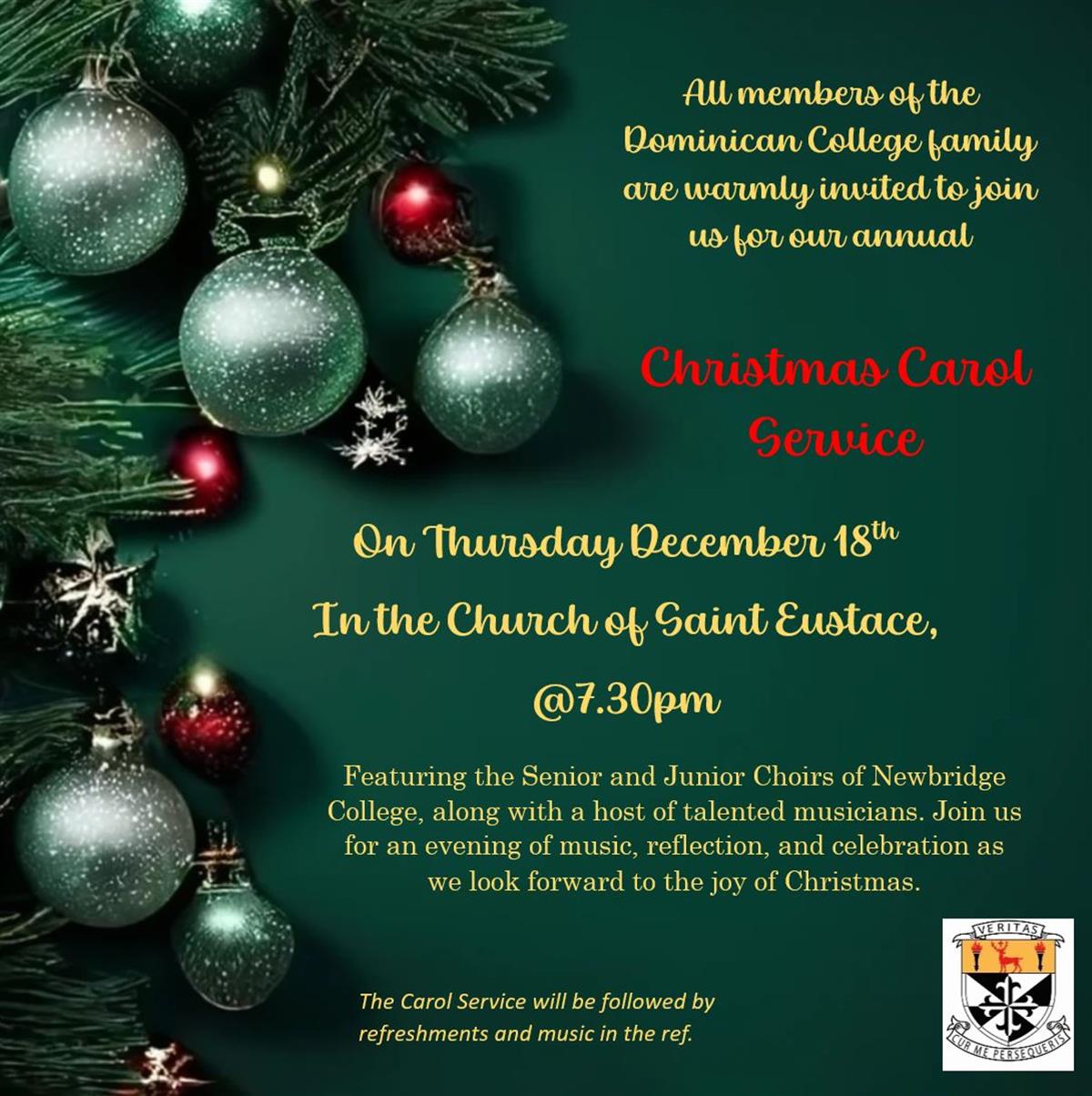 Newbridge College Carol Service