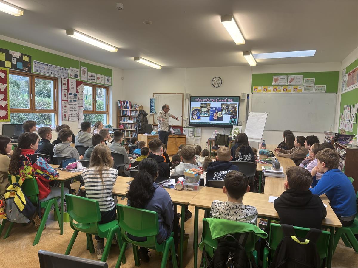 Alan Nolan, Storyteller, Children's Writer & Illustrator visits our school.