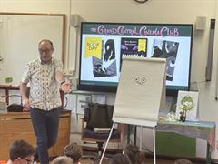 Alan Nolan, Storyteller, Children's Writer & Illustrator visits our school.
