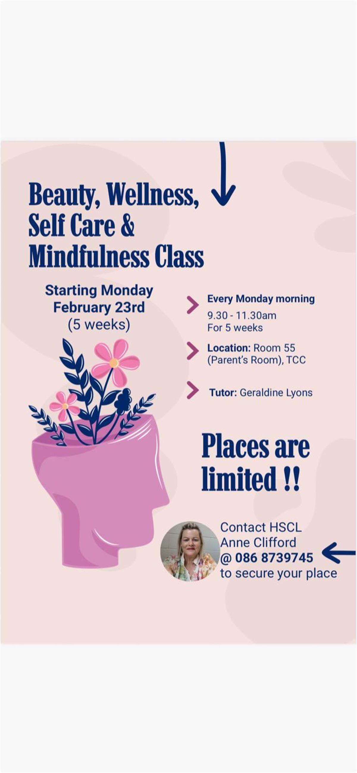 Beauty, selfcare and wellness classes