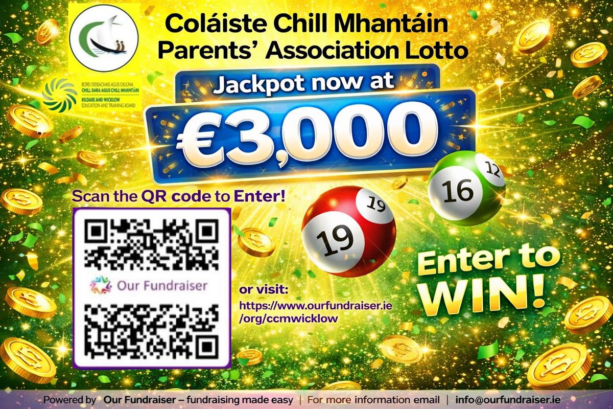 Coláiste Chill Mhantáin School Lottery