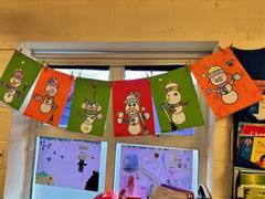 Christmas Art in the Infant Building
