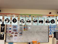 Christmas Art in the Infant Building