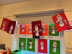 Christmas Art in the Infant Building