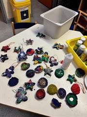 Christmas Art in the Infant Building