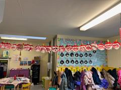 Christmas Art in the Infant Building