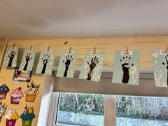 Christmas Art in the Infant Building