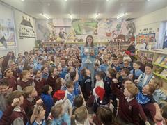 All-Ireland Winner visits St.Brigid's