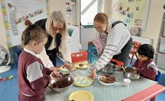 Busy Children in Rooms 33 & 34