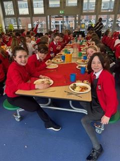 Christmas Dinner at St. Bernard's!