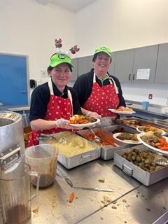 Christmas Dinner at St. Bernard's!