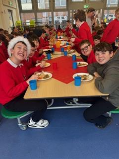 Christmas Dinner at St. Bernard's!