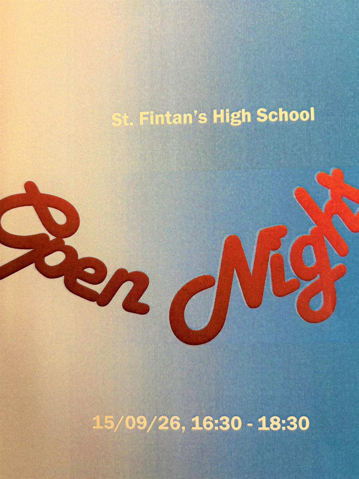 Welcome Back & Open Night 2026