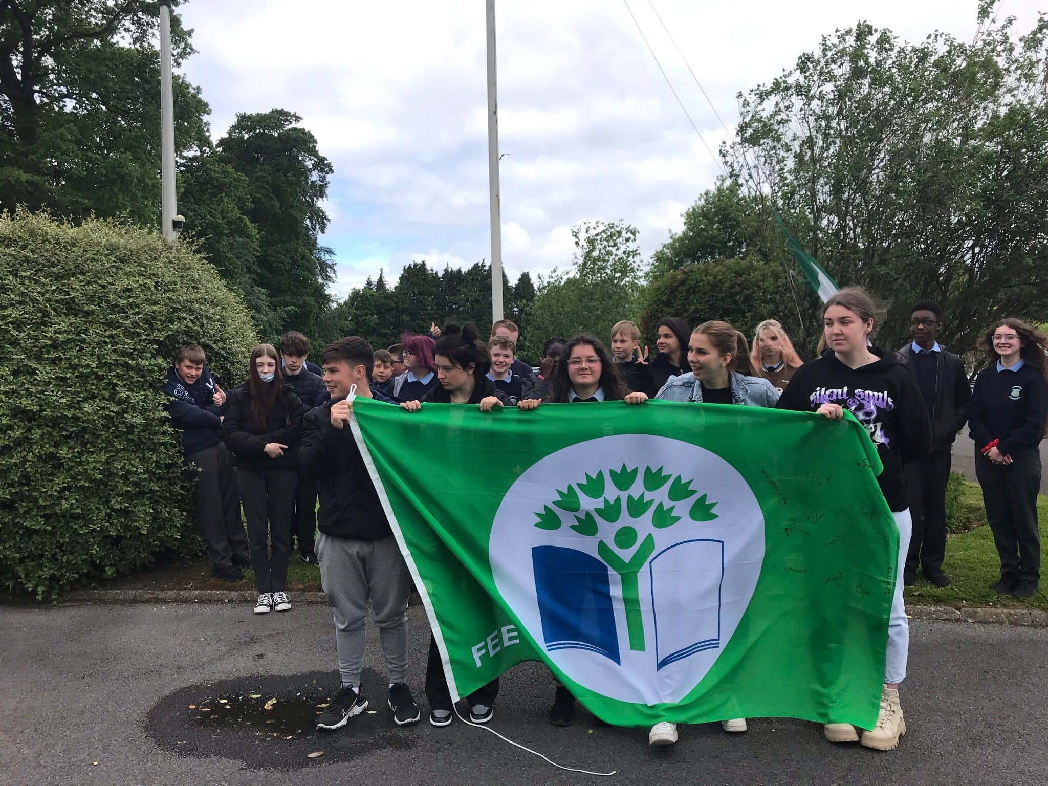 Students participating in Green Schools activities