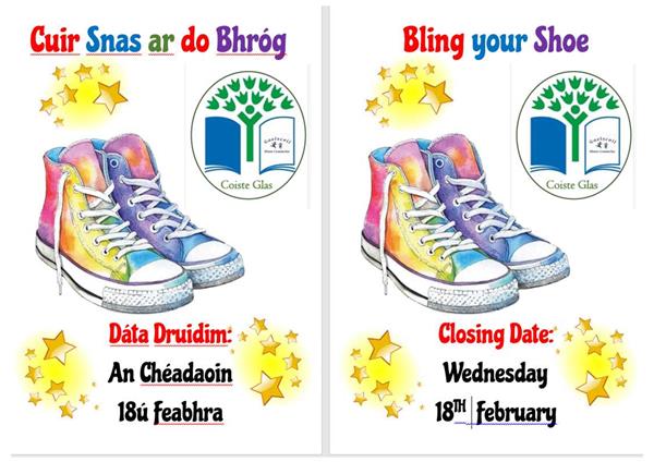 Cuir Snas ar do Bhróg / Bling you Shoe