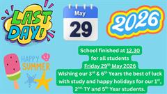 Important Dates for All Year Groups