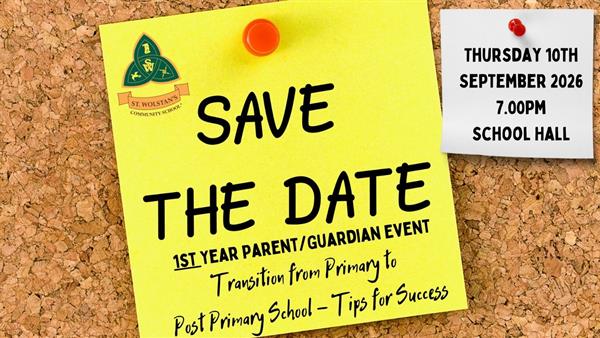 1st Year Parent/Guardian Info Evening