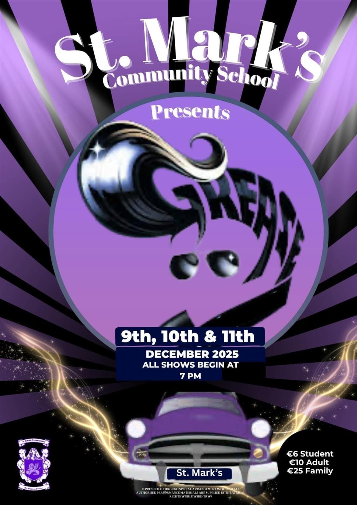 'Grease' Musical- Tickets NOW on Sale!