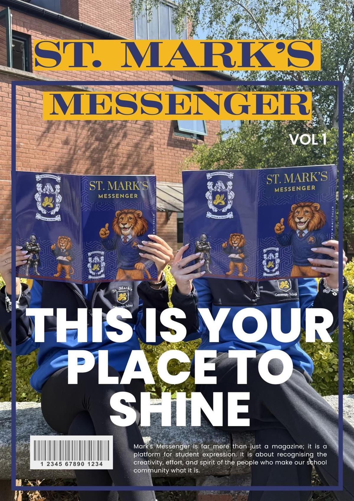 Introducing St. Mark’s Messenger- Our Student-Led Magazine