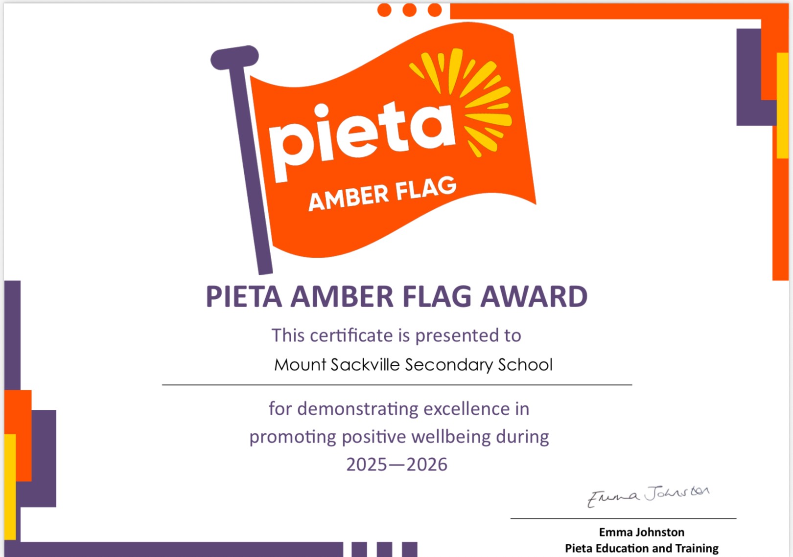 Amber Flag Cert.jpeg