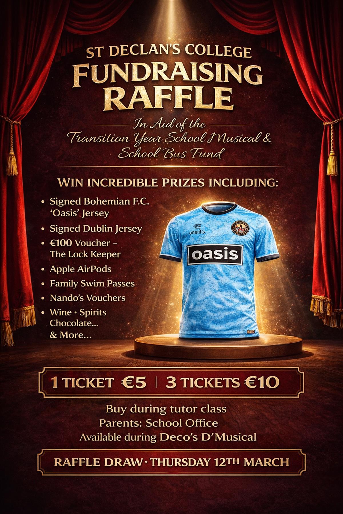 Musical Raffle Winners