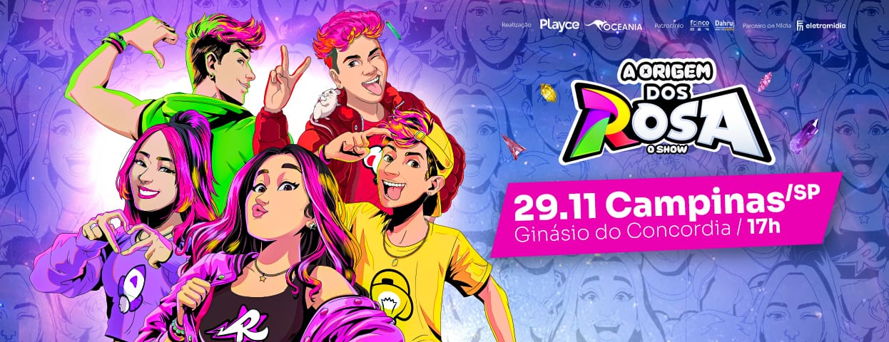 A Origem dos Rosa, o Show em Campinas