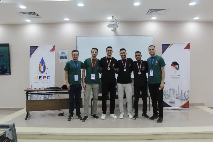 UEPC winning teams on stage