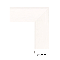Elisabeth white frame corner