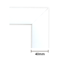 Pablo white frame corner