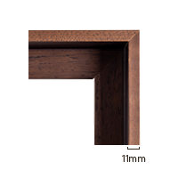 Vincent walnut frame corner