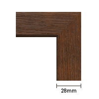 Caterina mocha frame corner