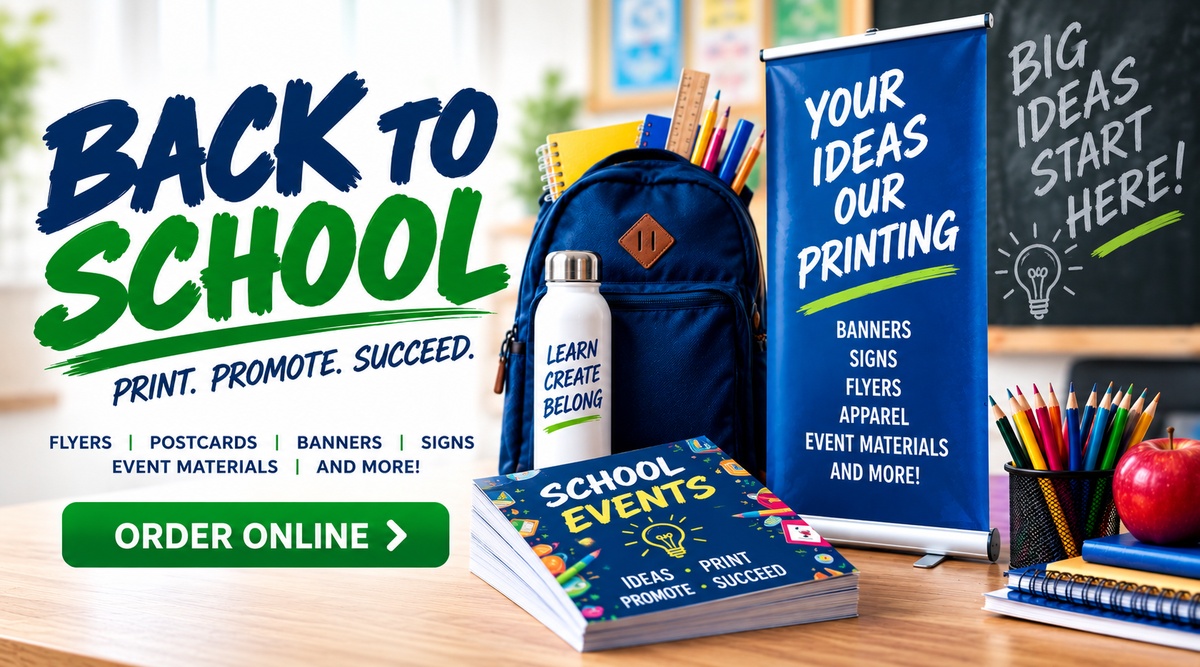 PKGraphics Back to School Printing for School Events, Clubs and Organizations