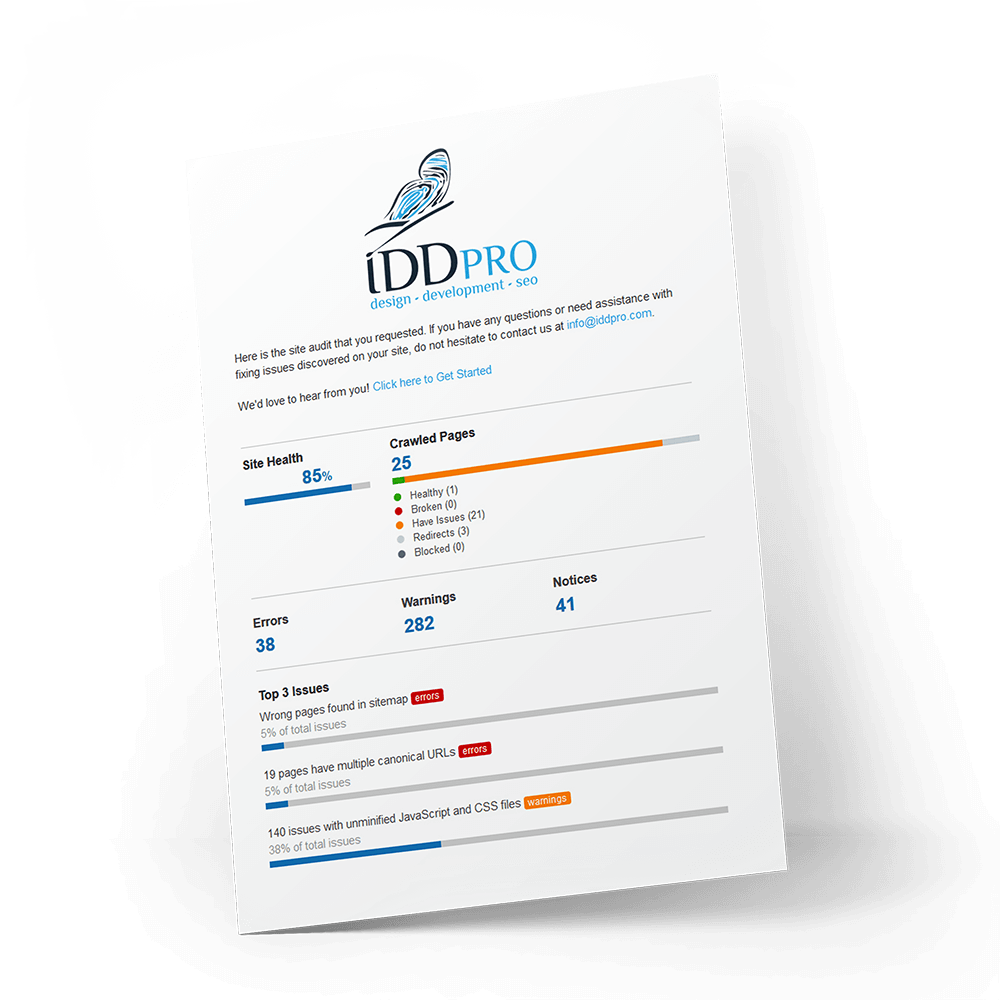 Free SEO Audit Report