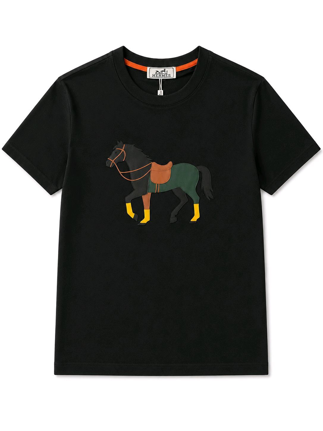 Horse Graphic T-Shirt – Black