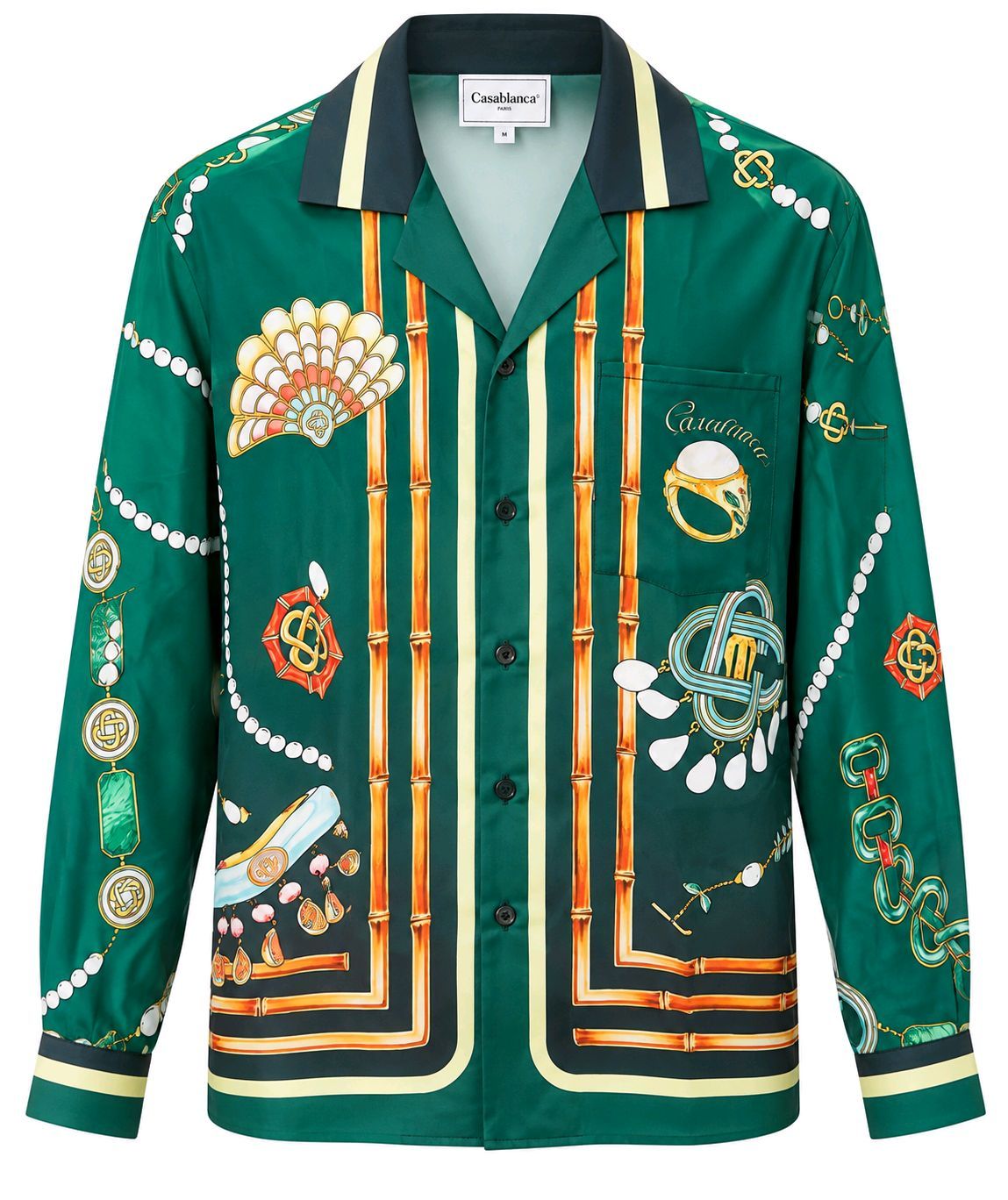 Casablanca-Inspired Printed Shirt
