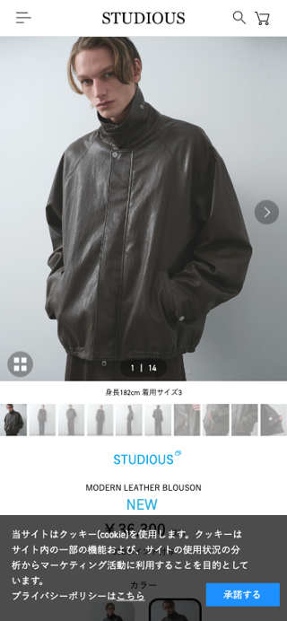 MODERN LEATHER BLOUSON | STUDIOUS