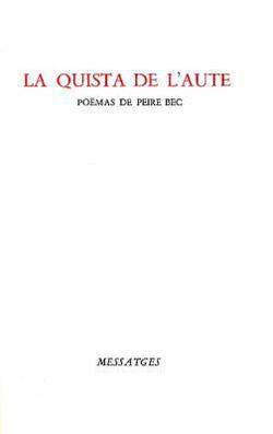 Couverture de La quista de l'aute (D)