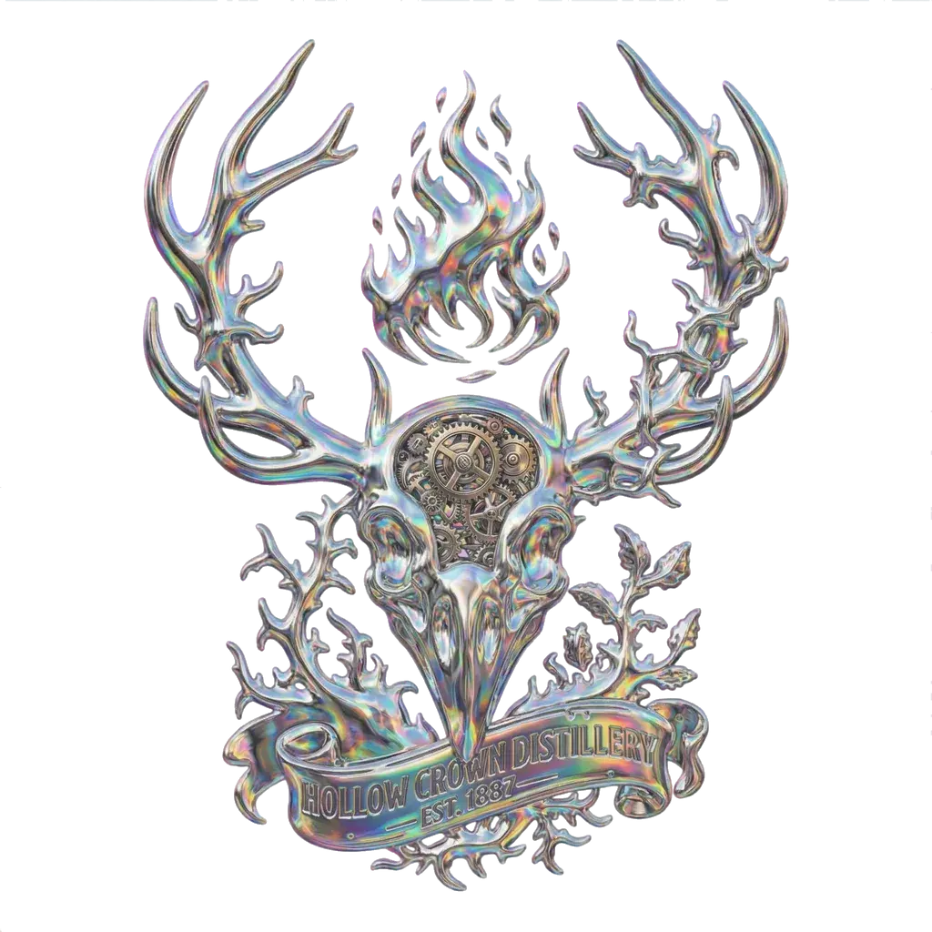 Edit 2: liquid mercury with holographic reflections