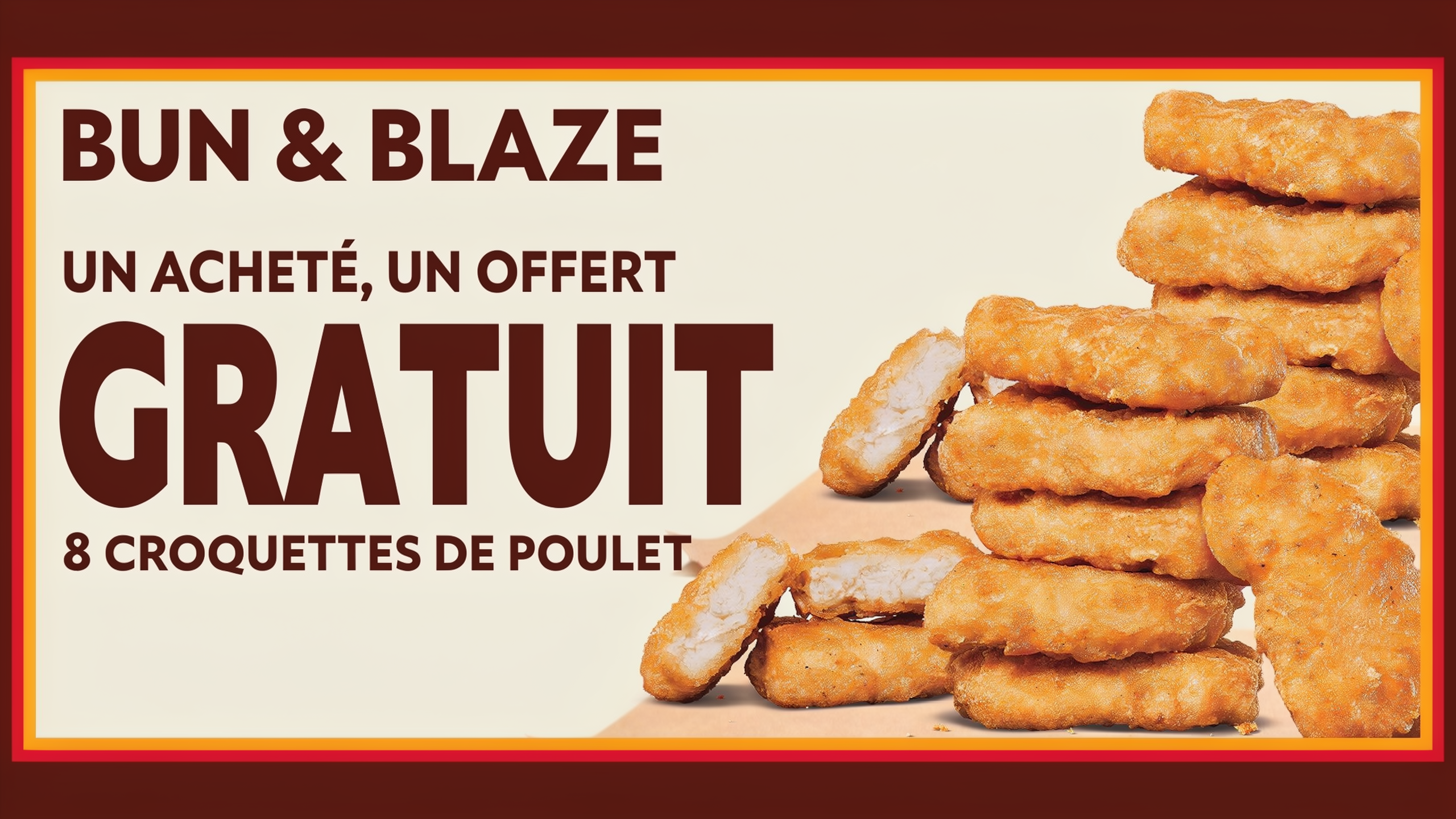 Web banner, translated to French
