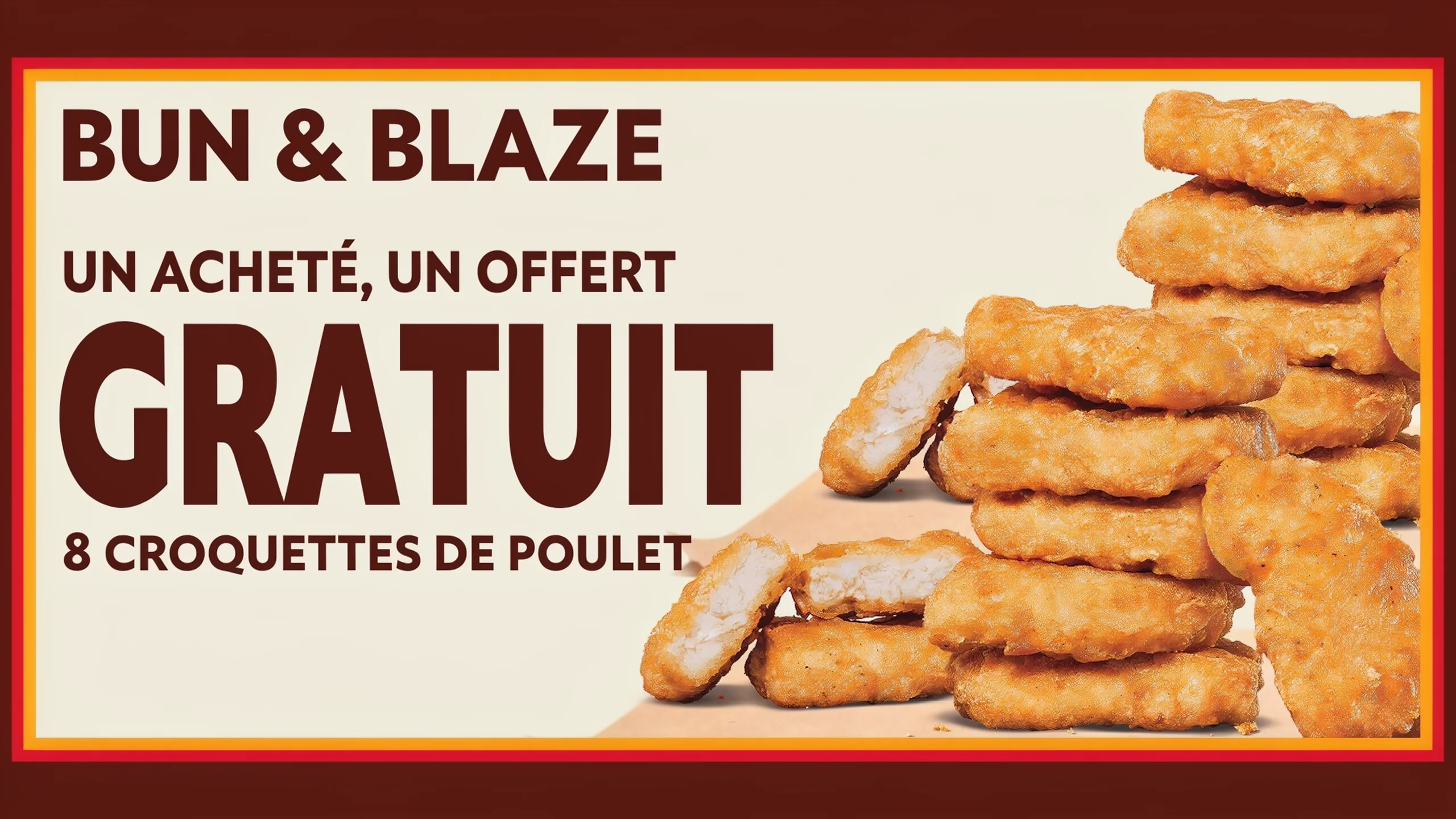 Web banner, translated to French