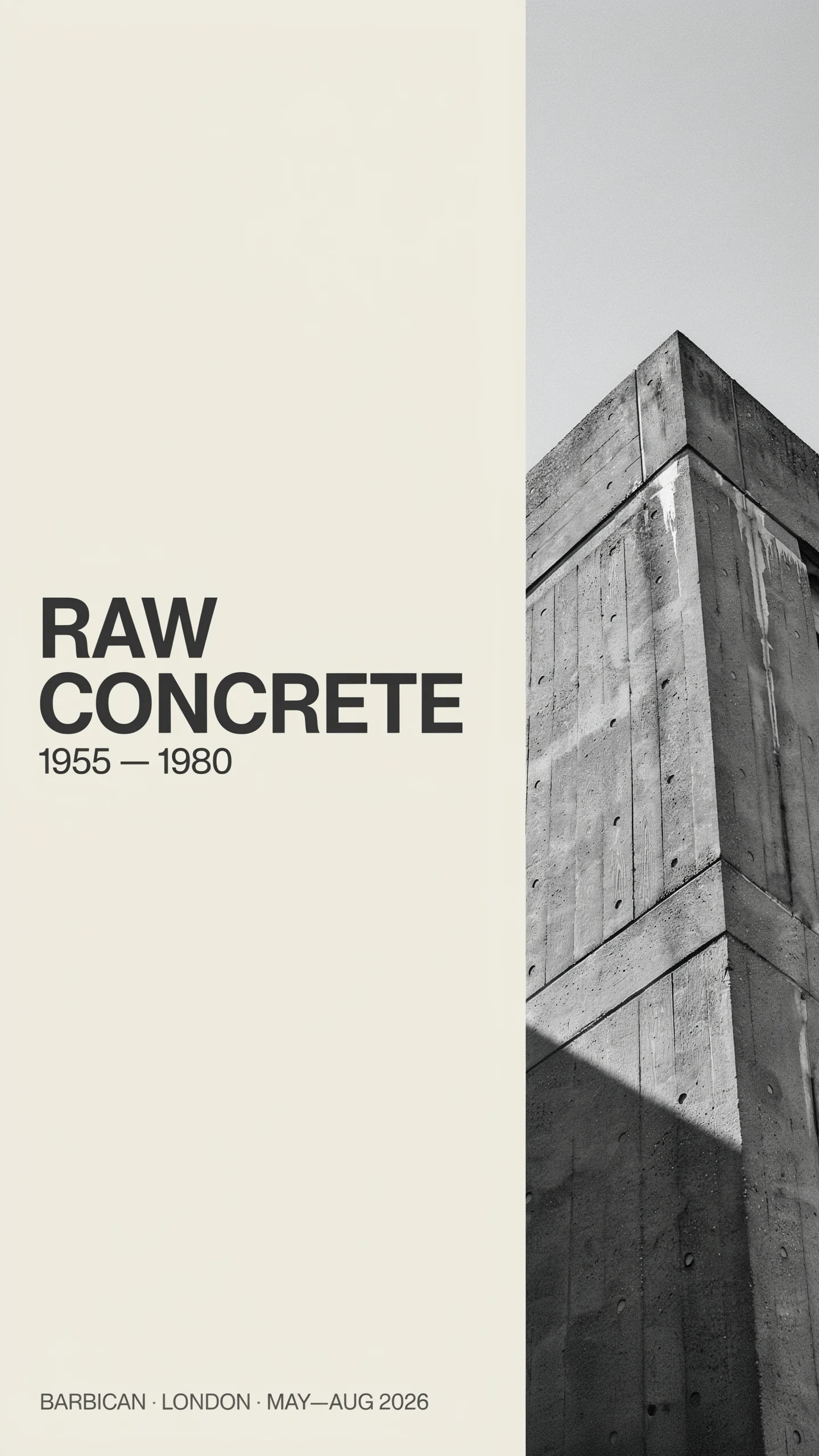 Raw Concrete exhibition