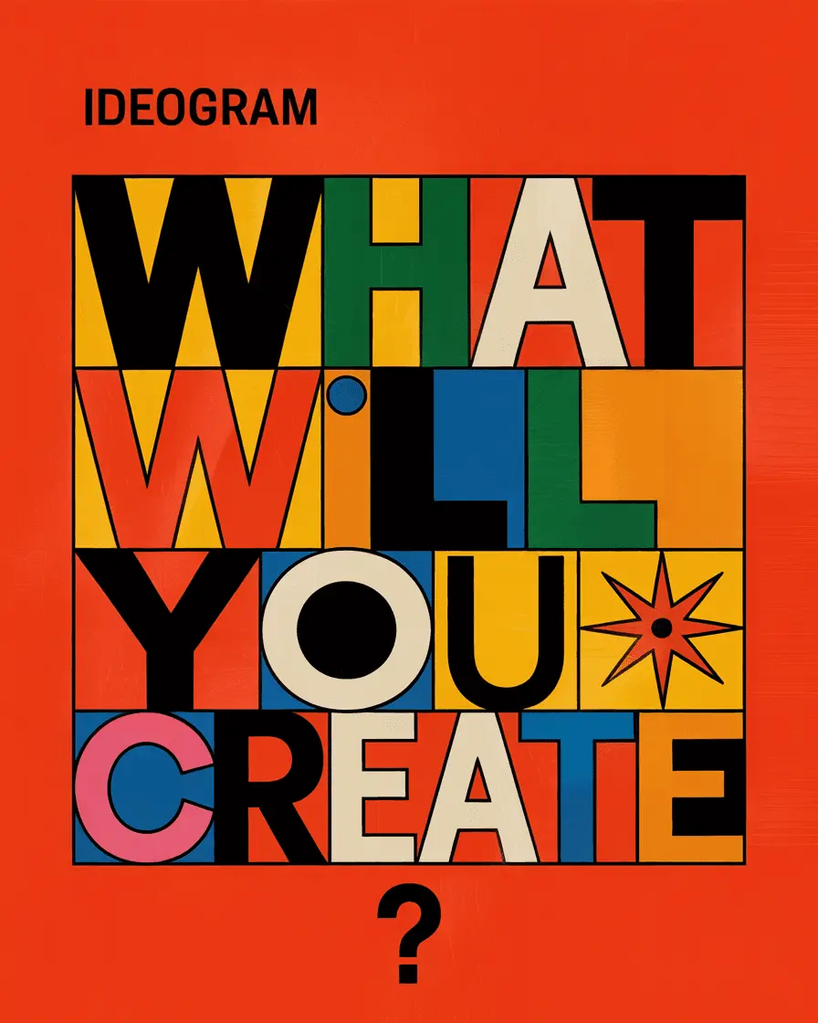 WHAT WILL YOU CREATE pop-art graphic