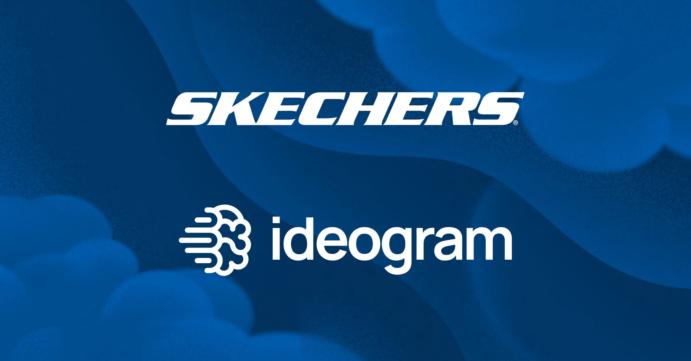 Skechers footwear creative produced with Ideogram