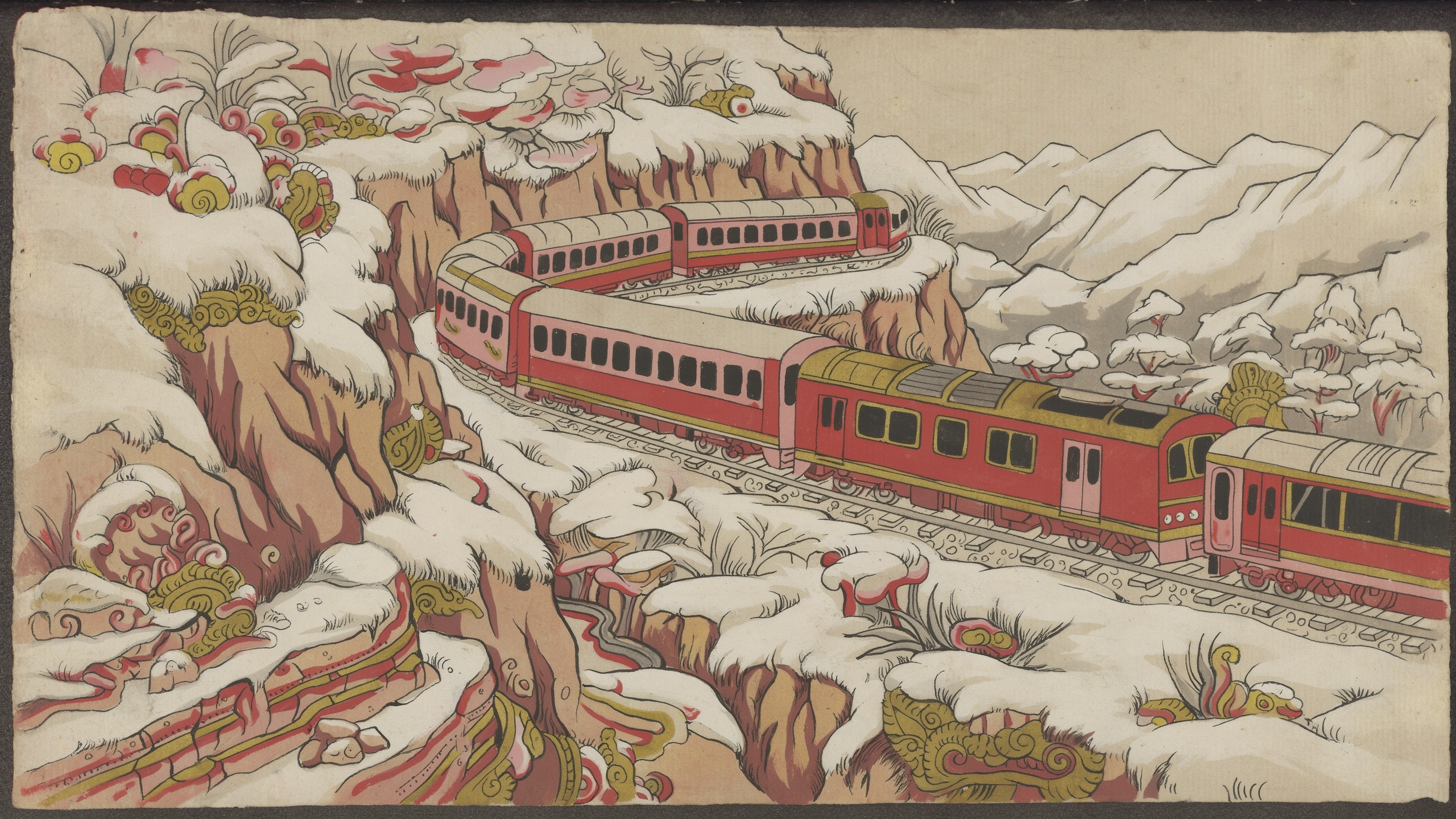 Balinese narrative drawing