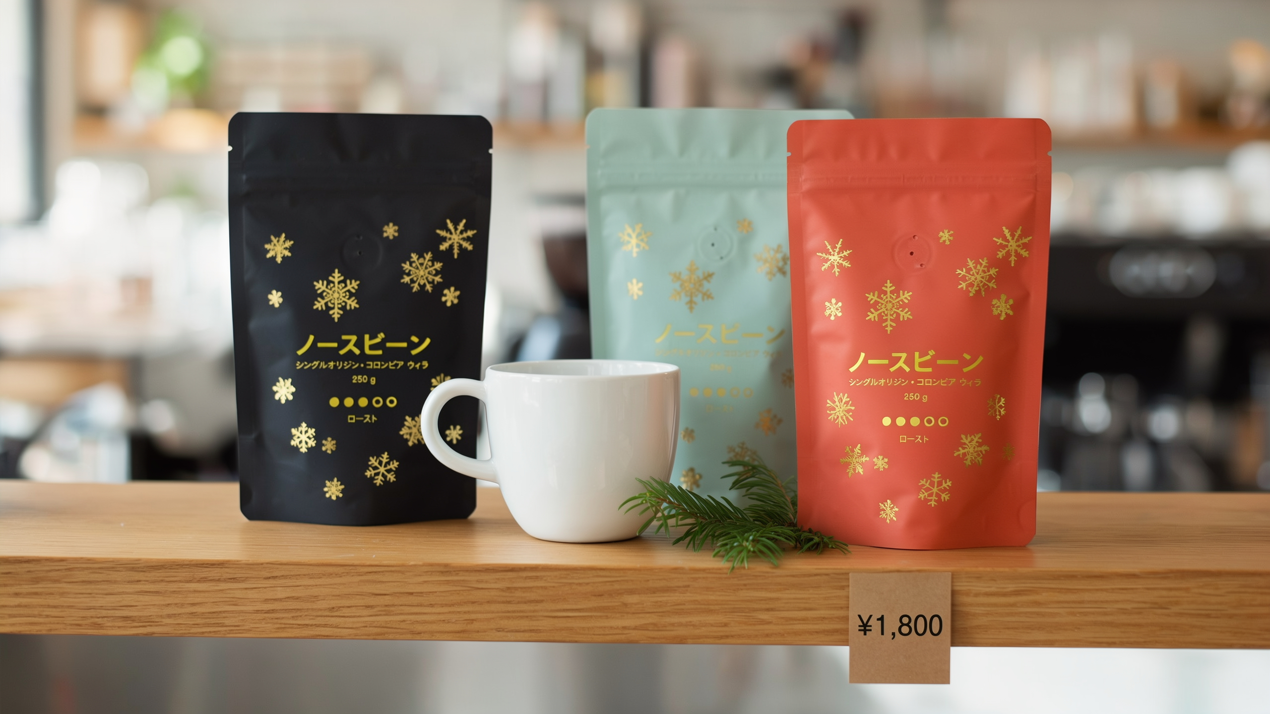Coffee brand system, translated to Japanese
