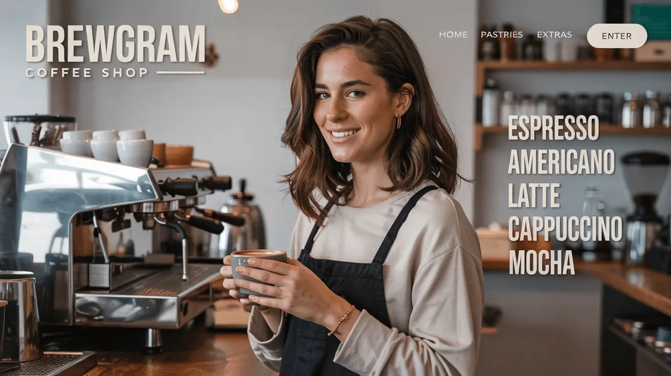 Landing page design