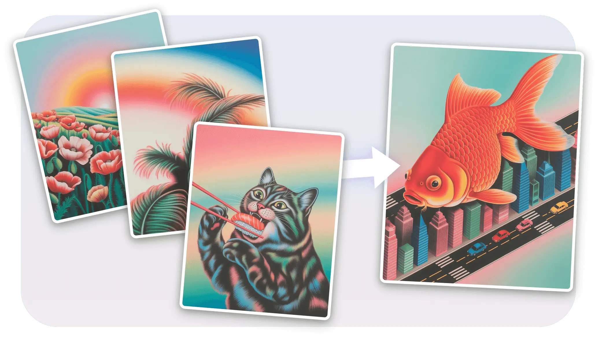 Custom style workflow: reference images generate matching outputs