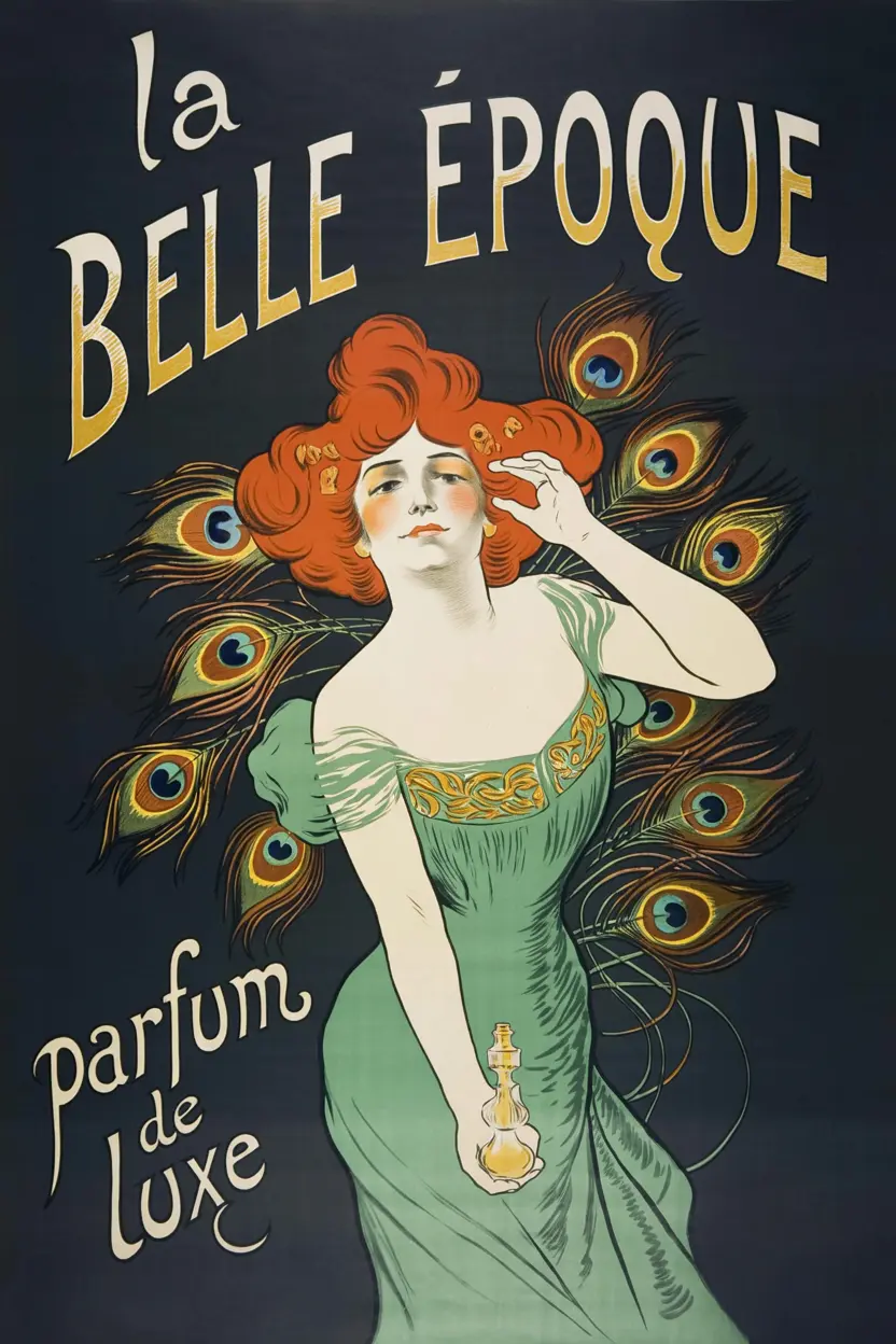 Art Nouveau La Belle Époque poster
